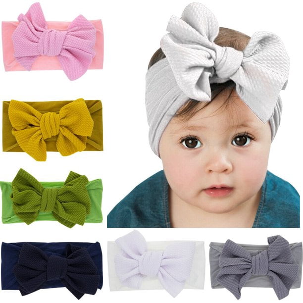 Baby Toddler Girls Kids Bunny Rabbit Bow Knot Turban Headband Band Headwrap KS 